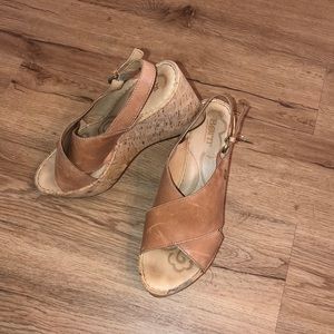 Born Cork Wedges